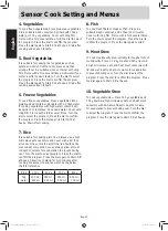 Preview for 31 page of Panasonic NN-CD87 Operating Instruction And Cook Book