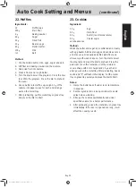 Preview for 36 page of Panasonic NN-CD87 Operating Instruction And Cook Book