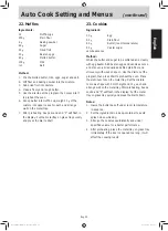 Preview for 35 page of Panasonic NN-CD87KS Manual