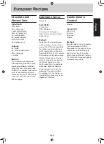 Preview for 59 page of Panasonic NN-CD87KS Manual