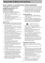 Preview for 8 page of Panasonic NN-CD87KS Operating Instruction And Cook Book