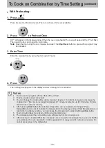 Preview for 30 page of Panasonic NN-CD87KS Operating Instruction And Cook Book