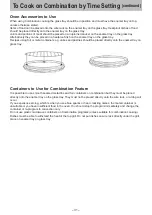 Preview for 31 page of Panasonic NN-CD87KS Operating Instruction And Cook Book