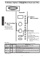 Preview for 16 page of Panasonic NN-CD987W Operating Instructions Manual