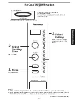 Preview for 23 page of Panasonic NN-CD987W Operating Instructions Manual