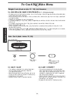 Preview for 30 page of Panasonic NN-CD987W Operating Instructions Manual