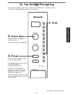 Preview for 31 page of Panasonic NN-CD987W Operating Instructions Manual