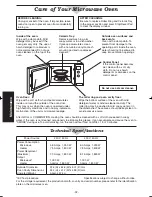 Preview for 34 page of Panasonic NN-CD987W Operating Instructions Manual