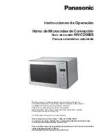 Preview for 1 page of Panasonic NN-CD989S Instrucciones De Operación