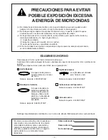 Preview for 2 page of Panasonic NN-CD989S Instrucciones De Operación