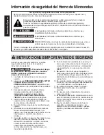 Preview for 4 page of Panasonic NN-CD989S Instrucciones De Operación