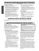 Preview for 6 page of Panasonic NN-CD989S Instrucciones De Operación