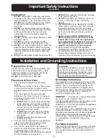 Preview for 4 page of Panasonic NN-CD989S Operating Instructions Manual