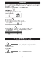 Preview for 9 page of Panasonic NN-CD989S Operating Instructions Manual