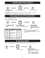 Preview for 11 page of Panasonic NN-CD989S Operating Instructions Manual