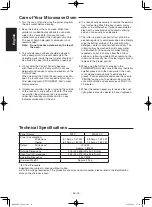Preview for 16 page of Panasonic NN-CD997S User Manual