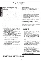 Preview for 4 page of Panasonic NN-CD997S1 Operating Instructions Manual