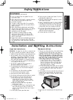 Preview for 5 page of Panasonic NN-CD997S1 Operating Instructions Manual