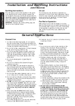 Preview for 6 page of Panasonic NN-CD997S1 Operating Instructions Manual