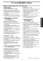 Preview for 29 page of Panasonic NN-CD997S1 Operating Instructions Manual