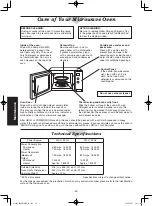 Preview for 34 page of Panasonic NN-CD997S1 Operating Instructions Manual