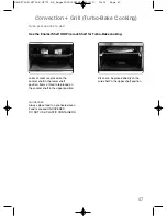 Предварительный просмотр 49 страницы Panasonic NN-CF750W Operating Instructions And Cookery Book