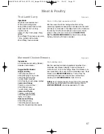 Предварительный просмотр 99 страницы Panasonic NN-CF750W Operating Instructions And Cookery Book