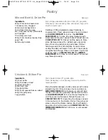 Предварительный просмотр 136 страницы Panasonic NN-CF750W Operating Instructions And Cookery Book