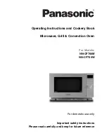 Preview for 1 page of Panasonic NN-CF760M Operating Instructions And Cookery Book