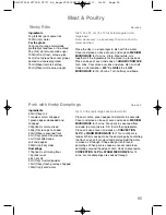 Предварительный просмотр 97 страницы Panasonic NN-CF771S Operating Instructions And Cookery Book