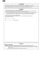 Preview for 2 page of Panasonic NN-CF771S Service Manual