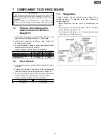 Preview for 19 page of Panasonic NN-CF771S Service Manual