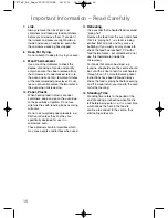 Preview for 18 page of Panasonic NN-CF778S Cookery Book & Operating Instructions