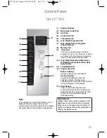 Preview for 29 page of Panasonic NN-CF778S Cookery Book & Operating Instructions