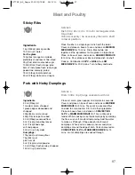 Preview for 99 page of Panasonic NN-CF778S Cookery Book & Operating Instructions