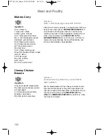 Preview for 102 page of Panasonic NN-CF778S Cookery Book & Operating Instructions