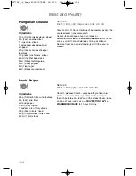 Preview for 106 page of Panasonic NN-CF778S Cookery Book & Operating Instructions