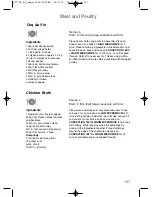 Preview for 109 page of Panasonic NN-CF778S Cookery Book & Operating Instructions