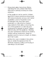 Preview for 3 page of Panasonic NN-CF853W Operating Instructions Manual