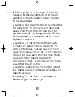 Preview for 4 page of Panasonic NN-CF853W Operating Instructions Manual