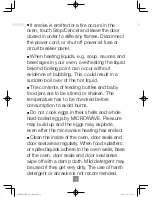 Preview for 6 page of Panasonic NN-CF853W Operating Instructions Manual