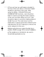 Preview for 9 page of Panasonic NN-CF853W Operating Instructions Manual