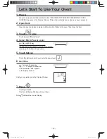 Preview for 14 page of Panasonic NN-CF874B Operating Instruction And Cook Book