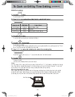 Preview for 21 page of Panasonic NN-CF874B Operating Instruction And Cook Book