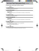 Preview for 31 page of Panasonic NN-CF874B Operating Instruction And Cook Book