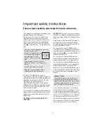 Preview for 3 page of Panasonic NN-CS596S Operating Instruction And Cook Book