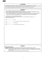 Предварительный просмотр 2 страницы Panasonic NN-CS596S Service Manual