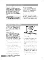 Preview for 10 page of Panasonic NN-CS88LB Operating Instructions Manual