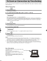 Preview for 22 page of Panasonic NN-CS894S Operating Instructions Manual