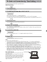 Preview for 23 page of Panasonic NN-CS894S Operating Instructions Manual